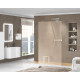 Душевая перегородка CEZARES LIBERTA-L-2-100-120-BR-Cr кронштейн 120 см