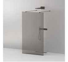 Душевая перегородка CEZARES LIBERTA-L-2-110-120-GR-NERO кронштейн 120 см