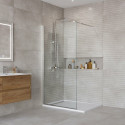 Душевая перегородка BelBagno KRAFT-L-1-100-C-Cr Душевая перегородка BelBagno KRAFT-L-1-100-C-Cr