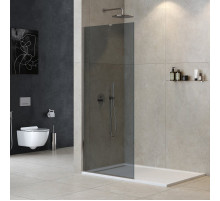Душевая перегородка универсальная с односторонним входом CEZARES LIBERTA-L-1-TB-90-GR-Cr