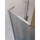 Душевая перегородка BelBagno UNO-L-1-TB-100-FL-Cr, 100 см, профиль хром, стекло рифленое FLUTTO