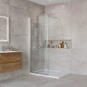 Душевая перегородка BelBagno KRAFT-L-1-80-C-Cr Душевая перегородка BelBagno KRAFT-L-1-80-C-Cr