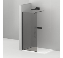 Душевая перегородка CEZARES LIBERTA-L-1-110-120-GR-NERO кронштейн 120см