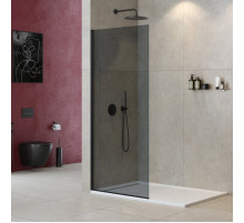 Душевая перегородка универсальная с односторонним входом CEZARES LIBERTA-L-1-TB-100-GR-NERO