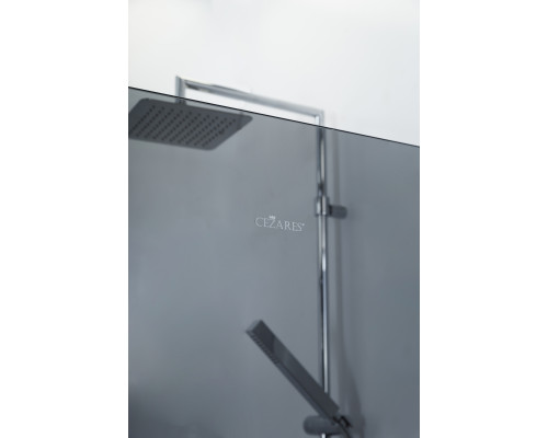 Душевая перегородка универсальная с односторонним входом CEZARES LIBERTA-L-1-TB-100-GR-Cr