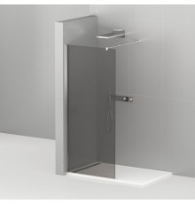 Душевая перегородка CEZARES LIBERTA-L-1-90-120-GR-Cr кронштейн 120см