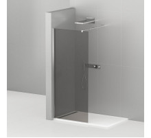 Душевая перегородка CEZARES LIBERTA-L-1-100-120-GR-Cr кронштейн 120см