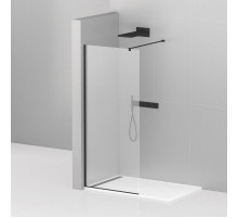 Душевая перегородка CEZARES LIBERTA-L-1-90-120-C-NERO кронштейн 120см