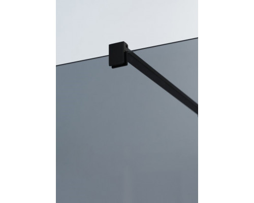 Душевая перегородка CEZARES LIBERTA-L-1-120-120-GR-NERO кронштейн 120см