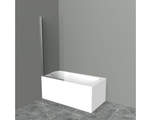 Душевая шторка на ванну BelBagno UNO-V-1-85/150-C-Cr