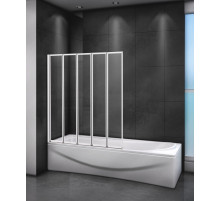 Шторка на ванну CEZARES RELAX-V-5-120/140-P-Bi-L