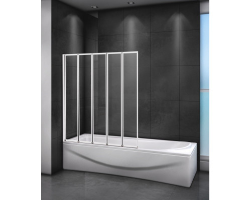 Шторка на ванну CEZARES RELAX-V-5-120/140-P-Bi-L