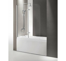 Шторка на ванну CEZARES ECO-O-V-21-120/140-C-Cr