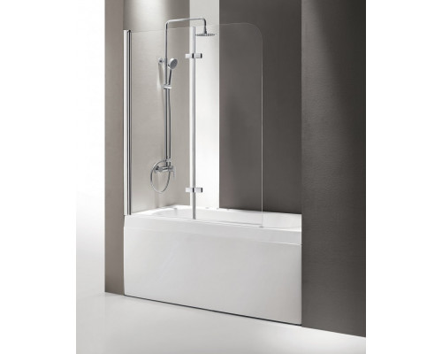 Шторка на ванну CEZARES ECO-O-V-21-120/140-C-Cr