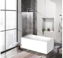 Душевая шторка на ванну BelBagno UNO-V-1-90/150-CH-CR