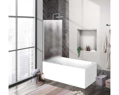 Душевая шторка на ванну BelBagno UNO-V-1-90/150-CH-CR