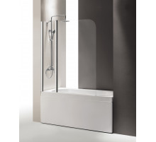 Шторка на ванну CEZARES ECO-O-V-11-120/140-P-Cr-L