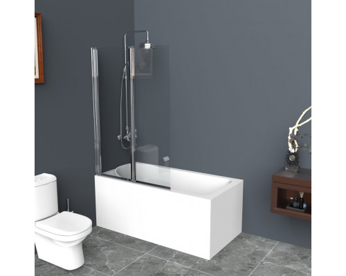 Душевая шторка на ванну BelBagno UNO-V-2-80/150-C-Cr