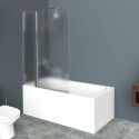 Душевая шторка на ванну BelBagno UNO-V-11-100/150-P-Cr левая
