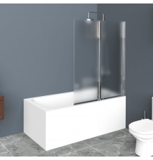 Душевая шторка на ванну BelBagno UNO-V-2-100/150-P-Cr-R