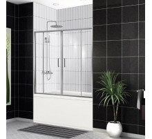 Шторка на ванну BelBagno UNO-VF-2-170/145-C-Cr