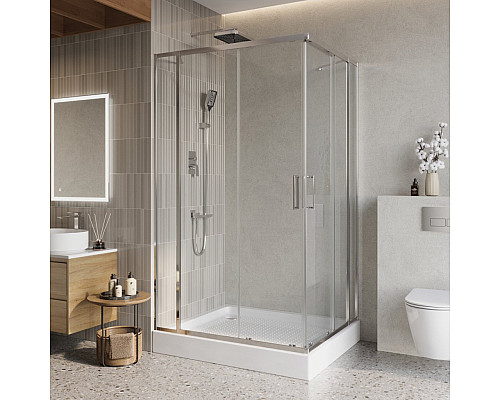 Душевой уголок BelBagno LUCE-AH-22-120/115-C-Cr