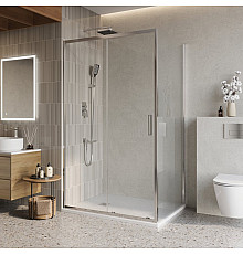 Душевой уголок BelBagno LUCE-AH-1-110/100-C-Cr