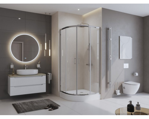 Душевой уголок BelBagno UNO-195-R-2-85-C-Cr