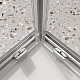 Душевой уголок BelBagno LUCE-A-2-100-C-Cr