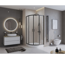 Душевой уголок BelBagno UNO-195-R-2-90-C-NERO