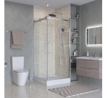 Душевой уголок BelBagno MARINO-2-A-2-90-C-CR 90х90 см, профиль хром, стекло прозрачное