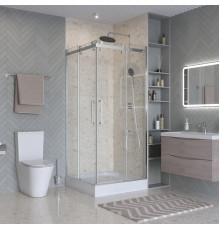 Душевой уголок BelBagno MARINO-2-A-2-90-C-CR 90х90 см, профиль хром, стекло прозрачное