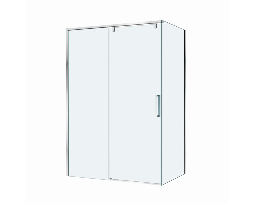 Душевой уголок BelBagno SOFT_CLOSE-1-AH-1-140/80-C-Cr профиль хром, стекло прозрачное