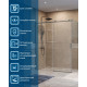 Душевой уголок BelBagno SOFT_CLOSE-2-AH-1-160/100-C-GM профиль оружейная сталь, стекло прозрачное