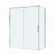 Душевой уголок BelBagno SOFT_CLOSE-1-AH-1-150/90-C-Cr профиль хром, стекло прозрачное
