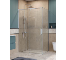 Душевой уголок BelBagno SOFT_CLOSE-1-AH-1-120/80-C-Cr профиль хром, стекло прозрачное