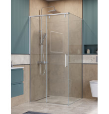 Душевой уголок BelBagno SOFT_CLOSE-1-A-1-100-C-Cr профиль хром, стекло прозрачное