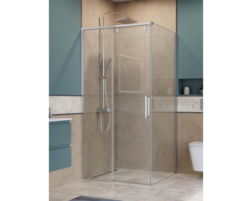 Душевой уголок BelBagno SOFT_CLOSE-1-A-1-100-C-Cr профиль хром, стекло прозрачное