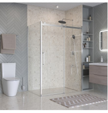 Душевой уголок BelBagno MARINO-2-AH-1-140/80-C-CR 140х80 см профиль хром, стекло прозрачное