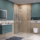 Душевой уголок BelBagno SOFT_CLOSE-2-AH-1-120/90-C-Cr профиль хром, стекло прозрачное