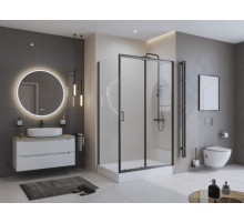 Душевой уголок BelBagno UNO-195-AH-1-120/80-C-NERO