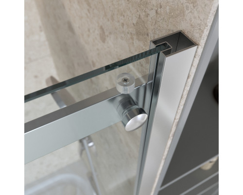 Душевой уголок 120х90 см BelBagno MARINO-2-AH-2-120/90-C-CR профиль хром, стекло прозрачное