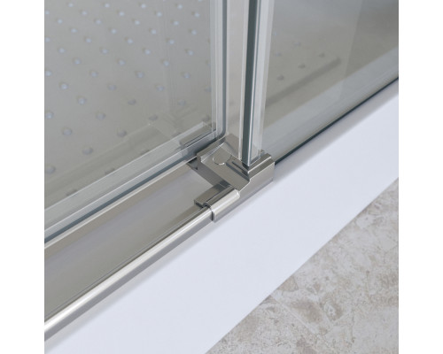 Душевой уголок 120х90 см BelBagno MARINO-2-AH-2-120/90-C-CR профиль хром, стекло прозрачное