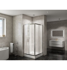 Душевой уголок BelBagno DUE-A-2-80-C-Cr