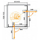 Душевой уголок CEZARES SLIDER-AH-2-80/90-100/110-C-BORO