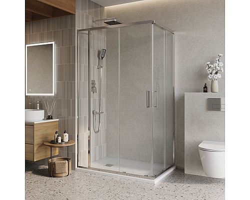 Душевой уголок BelBagno LUCE-AH-21-125/100-C-Cr