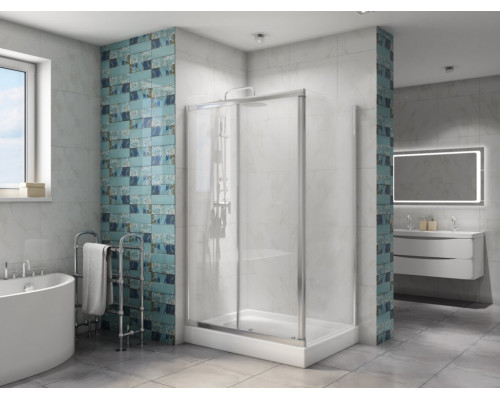 Душевой уголок BelBagno DUE-AH-1-120/80-C-CR