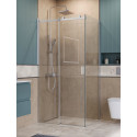 Душевой уголок BelBagno SOFT_CLOSE-2-AH-1-110/100-C-Cr профиль хром, стекло прозрачное