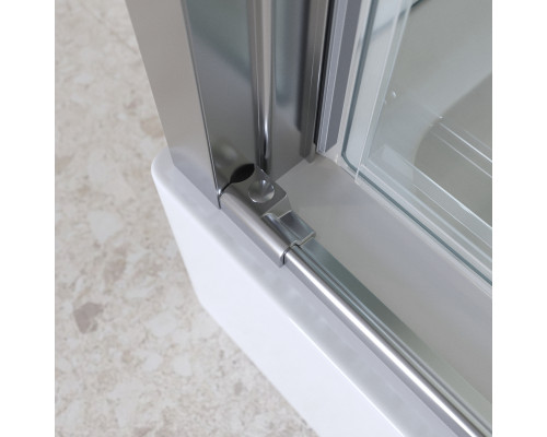 Душевой уголок BelBagno MARINO-2-AH-1-140/100-C-CR 140х100 см профиль хром, стекло прозрачное