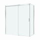 Душевой уголок BelBagno SOFT_CLOSE-2-AH-1-180/80-C-Cr профиль хром, стекло прозрачное
